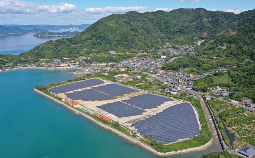 太陽光発電所     (愛媛県  大三島)